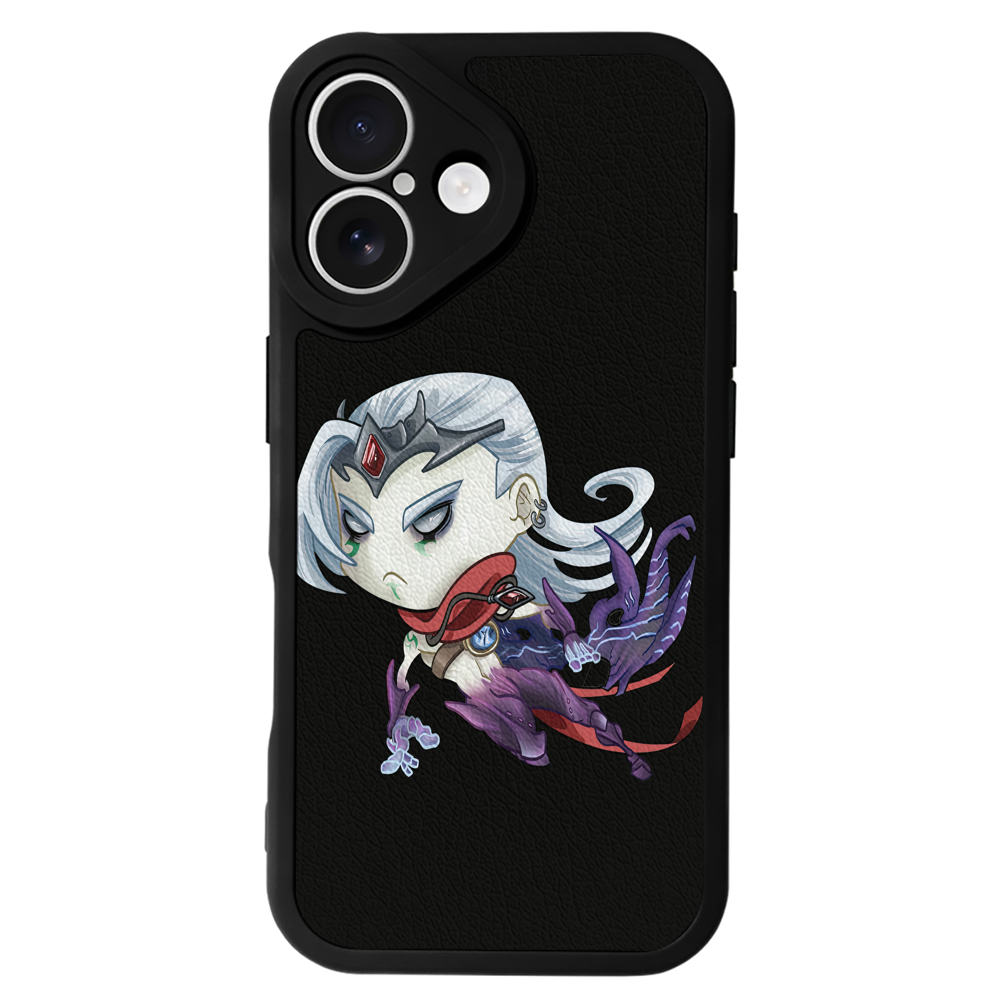 （画像用） リーグ・オブ・レジェンド League of Legends LOL 【iPhone 16シリーズ対応】シリコンスマホケース（レザー調） 材質：シリコン